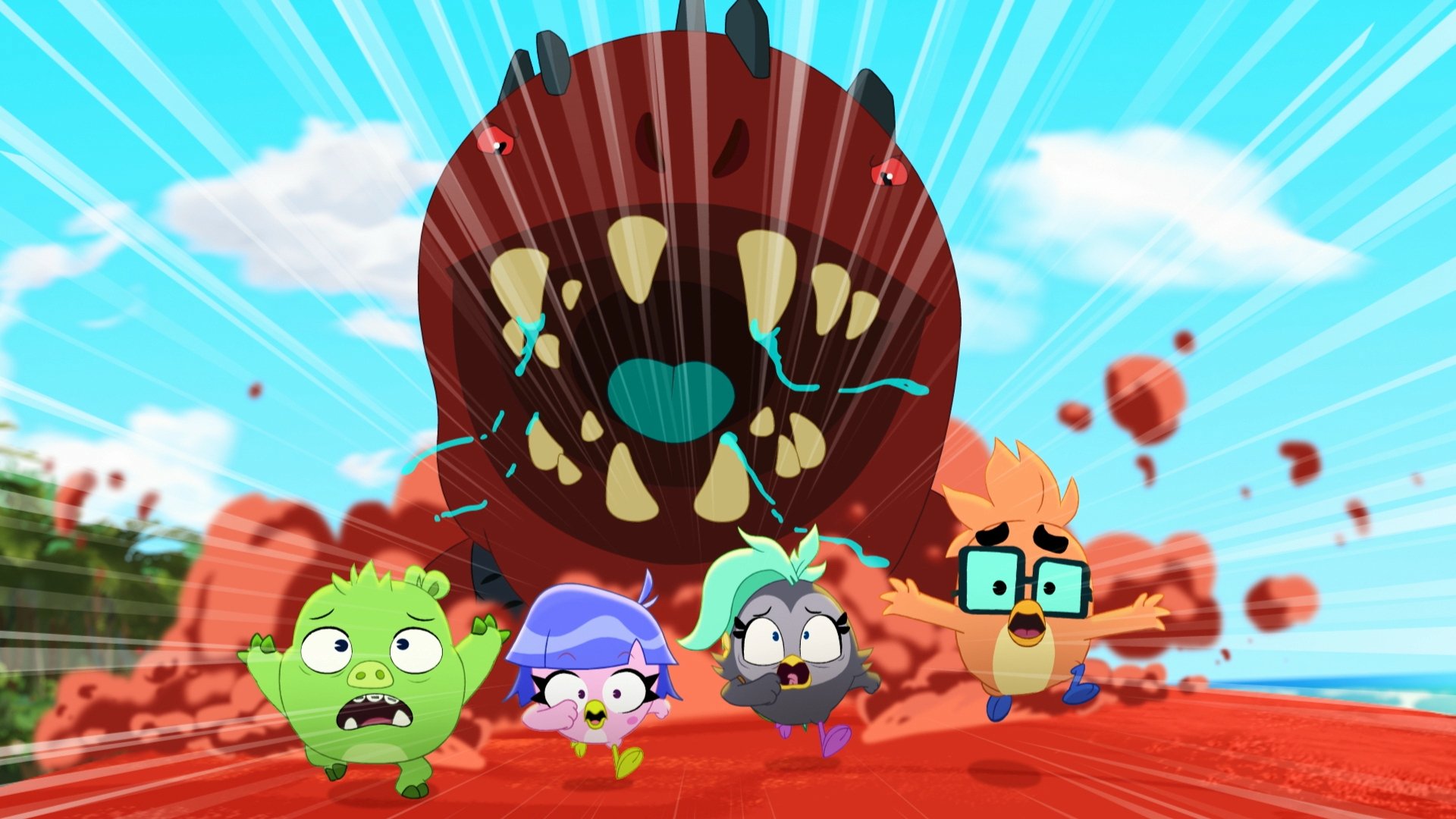 Angry Birds: Таинственный остров постер