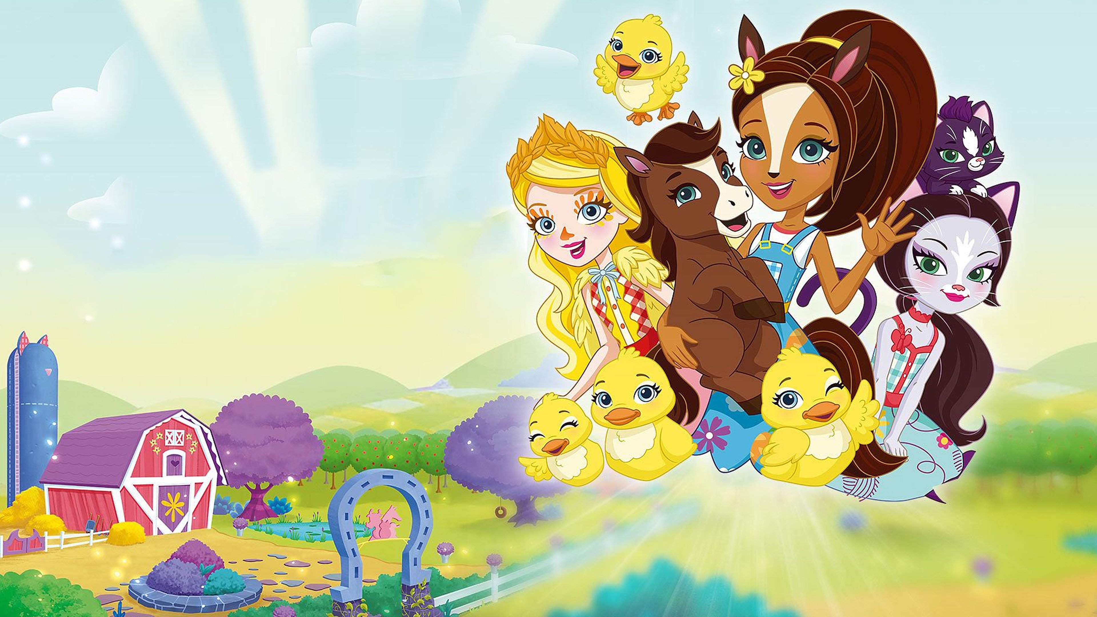 Enchantimals: Весна на урожайных полях постер