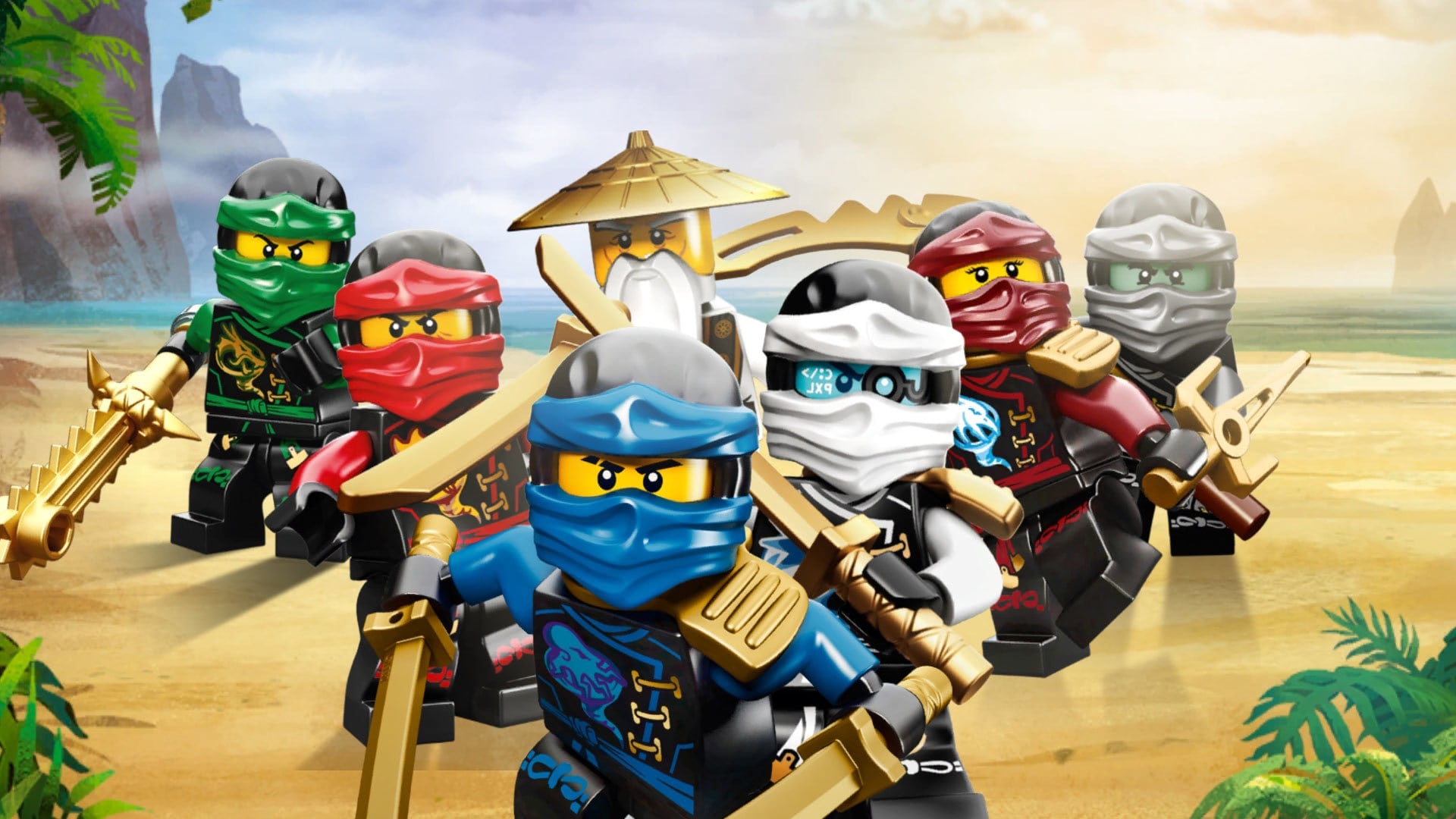 LEGO Ниндзяго. Мастера Кружитцу постер