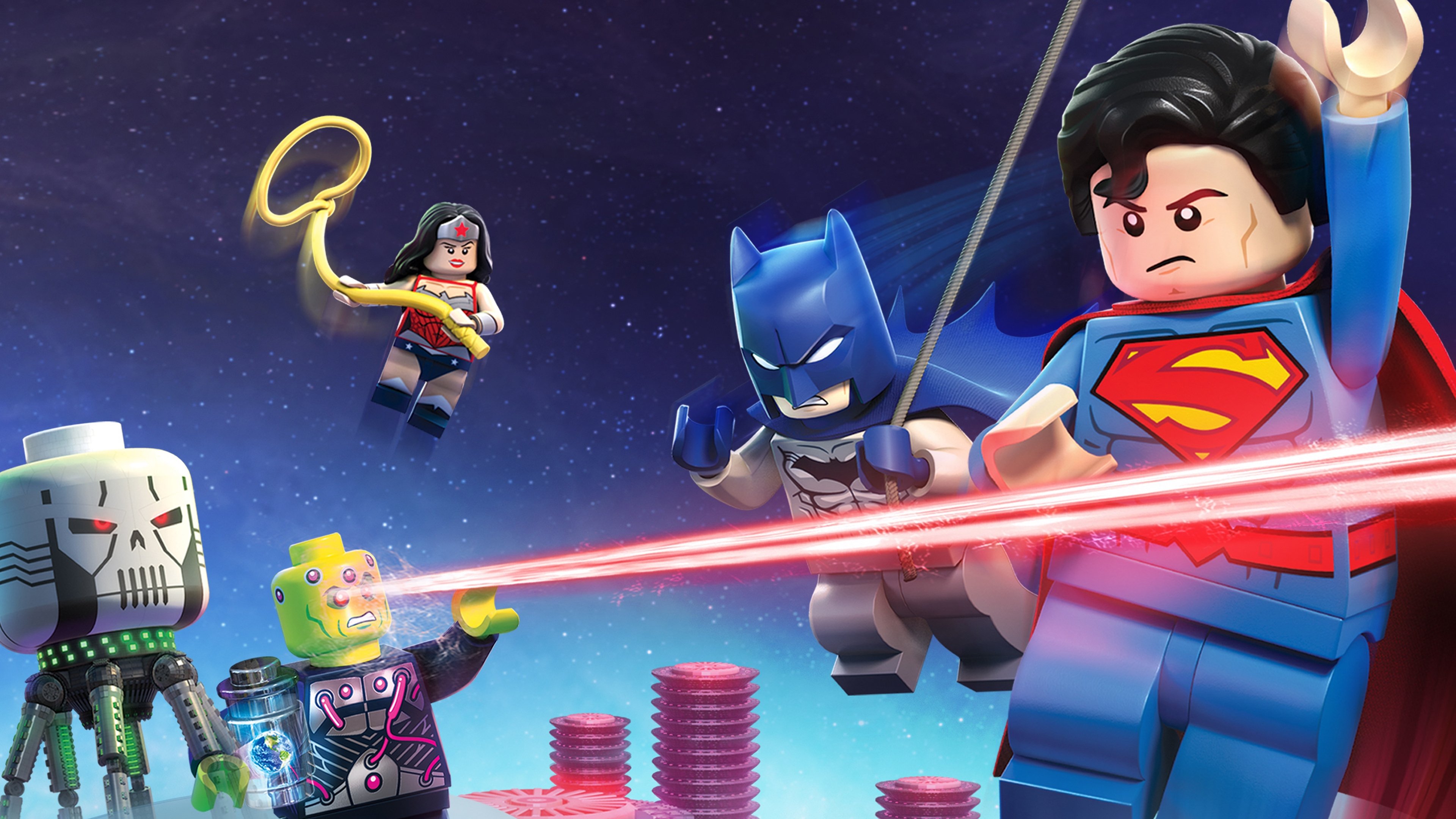 LEGO Супергерои DC: Лига Справедливости – Космическая битва постер