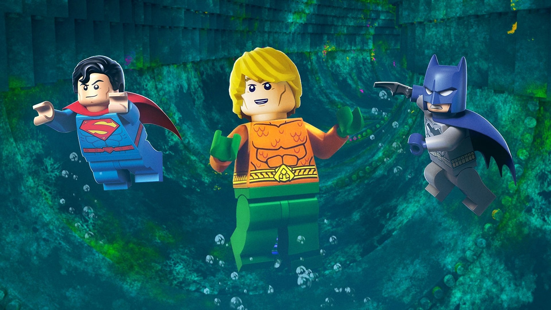 LEGO Супергерои DC: Аквамен - Ярость Атлантиды постер
