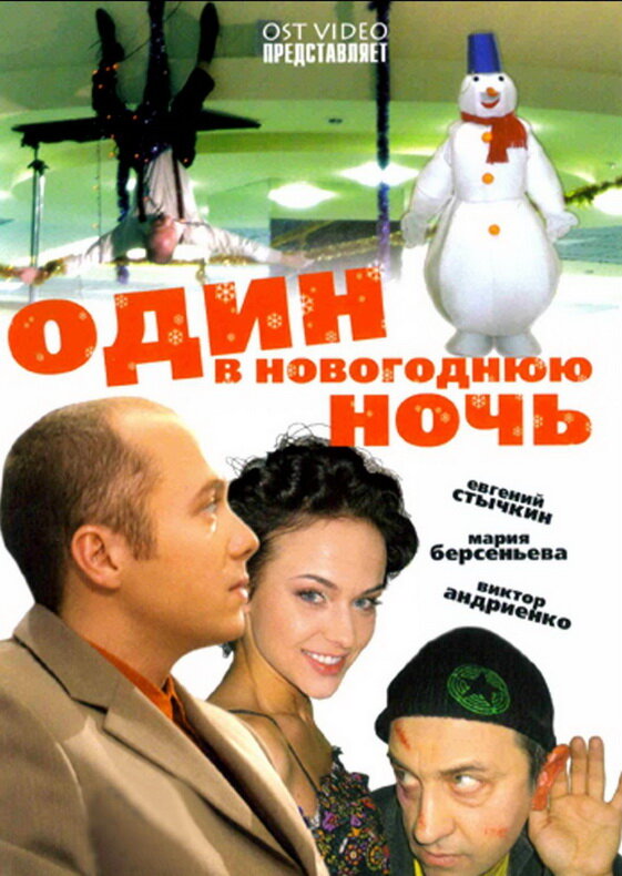 Один в новогоднюю ночь постер